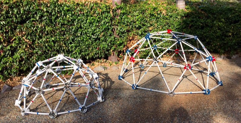 1.5 Metre and 2.5 Metre Geodesic Dome Kits